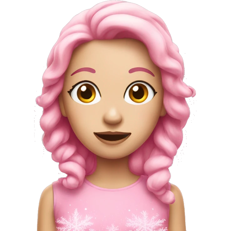 pink christmas emoji