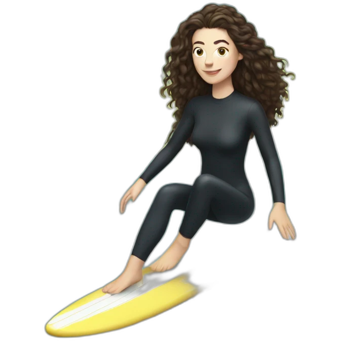 lorde surfing emoji