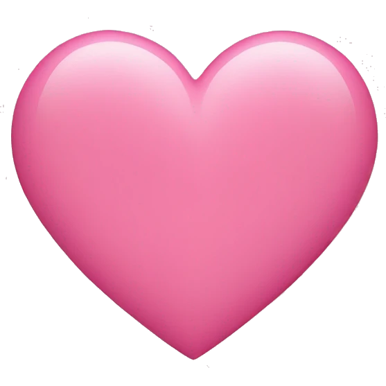 Pink heart emoji