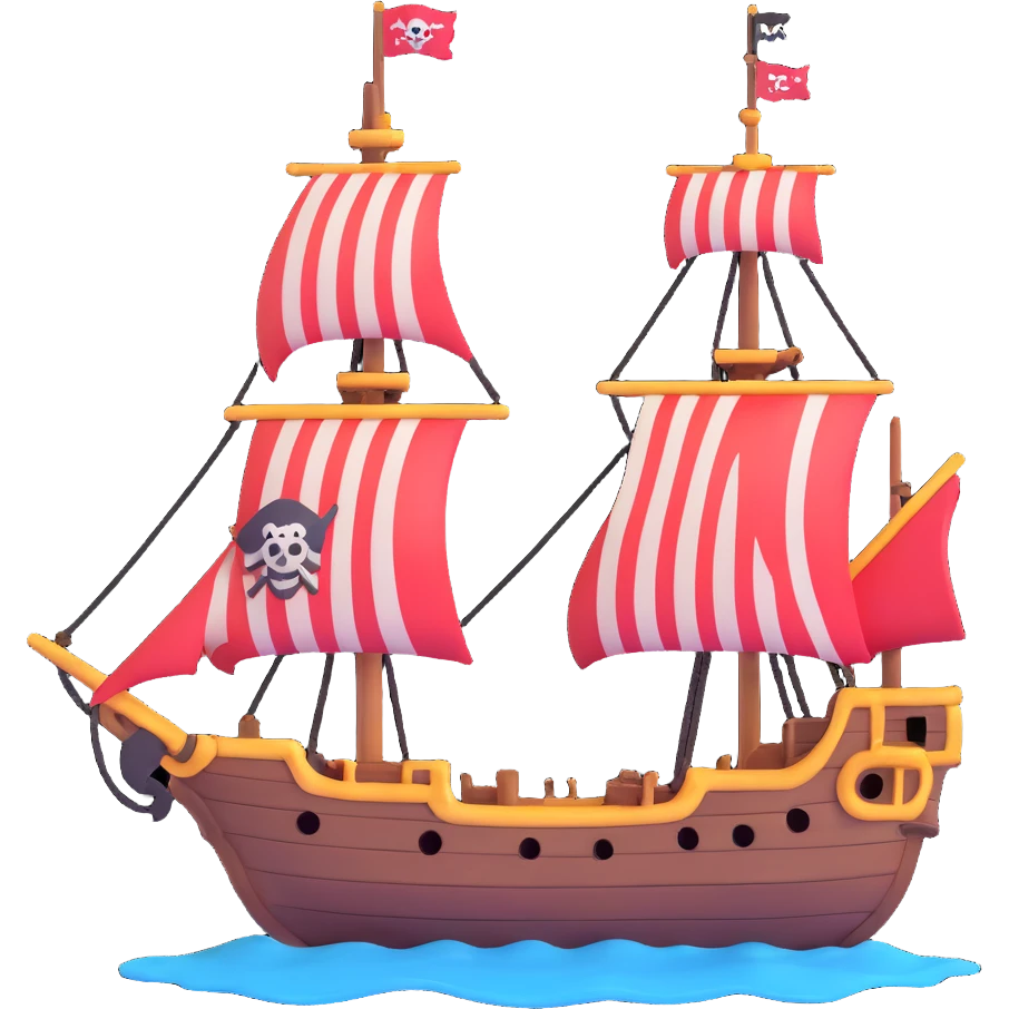 pirate ship emoji