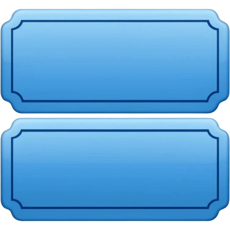 Blue ticket emoji