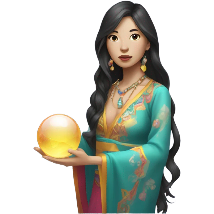 fortune teller asian woman emoji