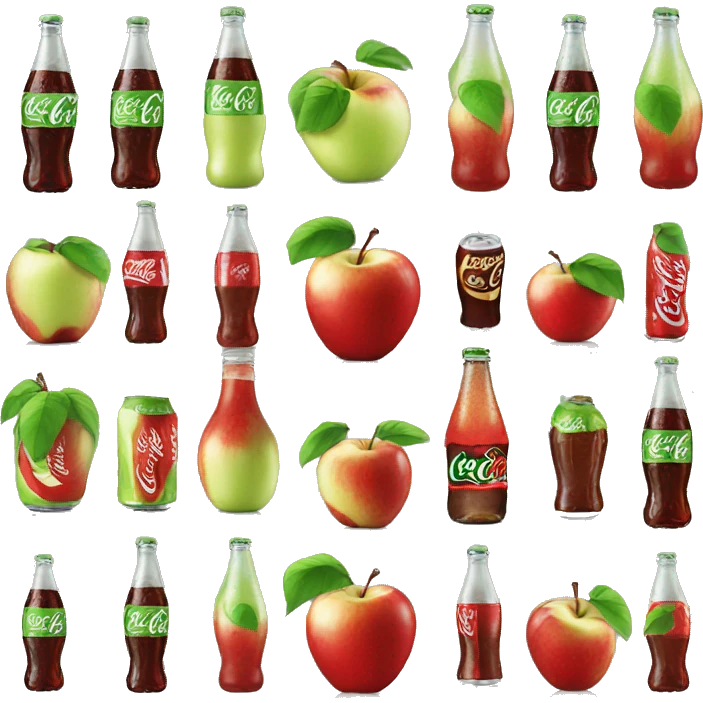 apple flavoured coca cola emoji
