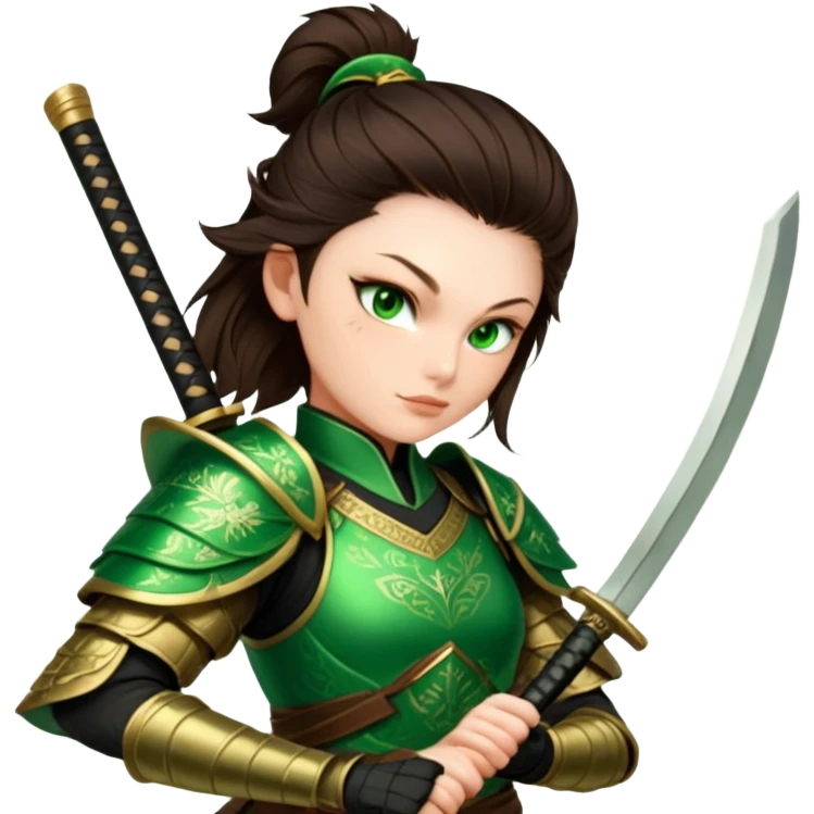 Emerald Samurai emoji