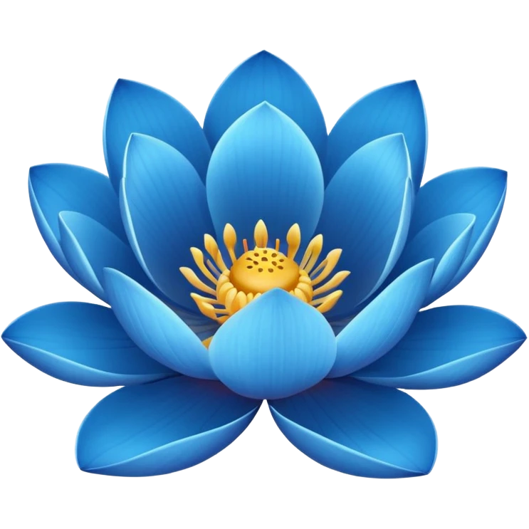 lotus bleu emoji