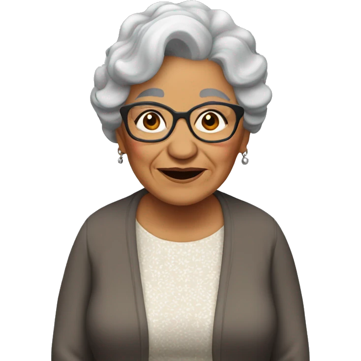Old Latina grandma emoji