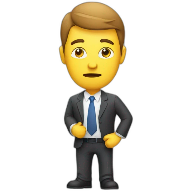 HR-manager disagree emoji