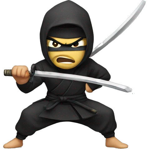 angry ninja emoji