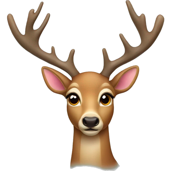 christmas deer emoji