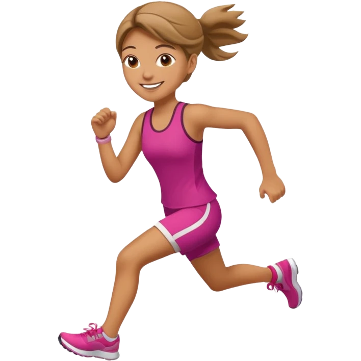 girl running emoji