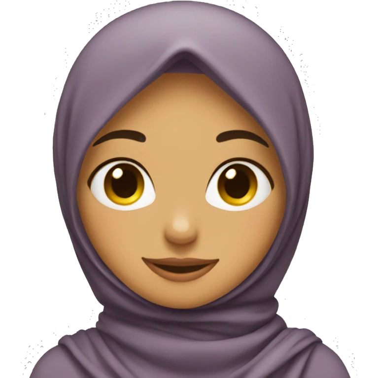 Chica con hijab emoji