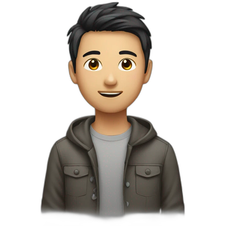 young asian man emoji