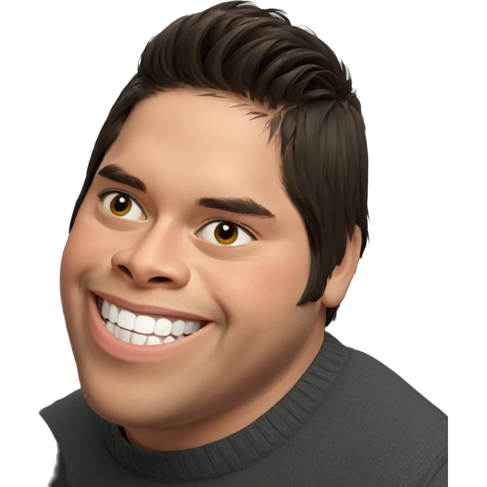 smiling boy in sweater emoji