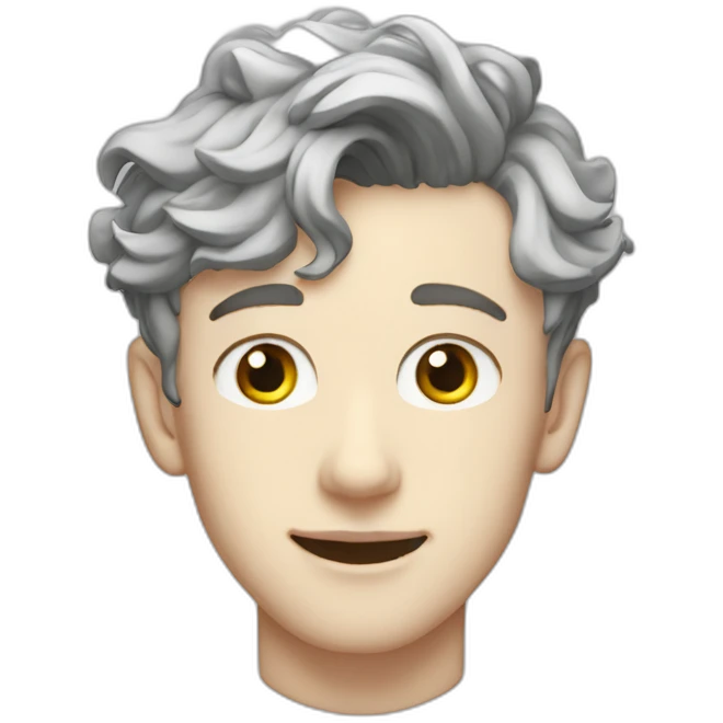 troye sivan smiling head with eyes closed emoji