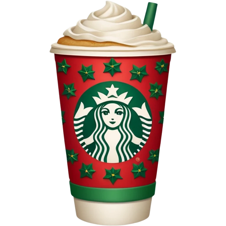 Christmas  starbucks emoji