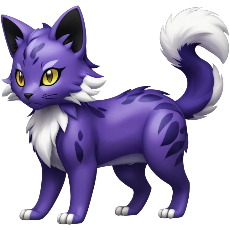 Liepard-Delcatty-Pokémon-Fakémon-hybrid-creature (full body) emoji