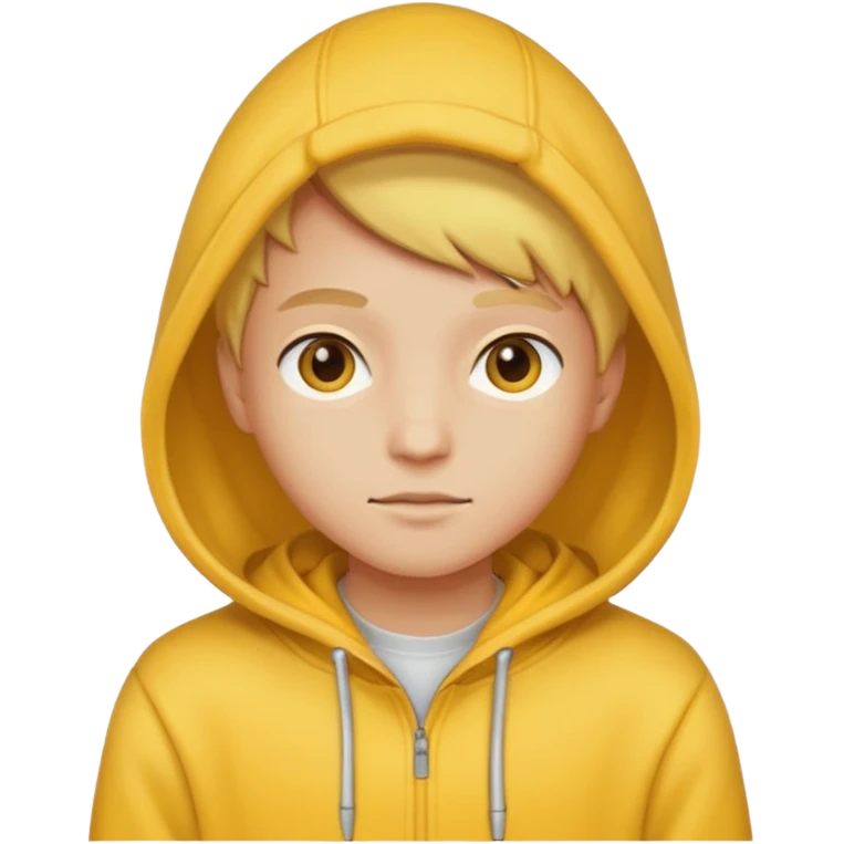 Yellow hoodie emoji
