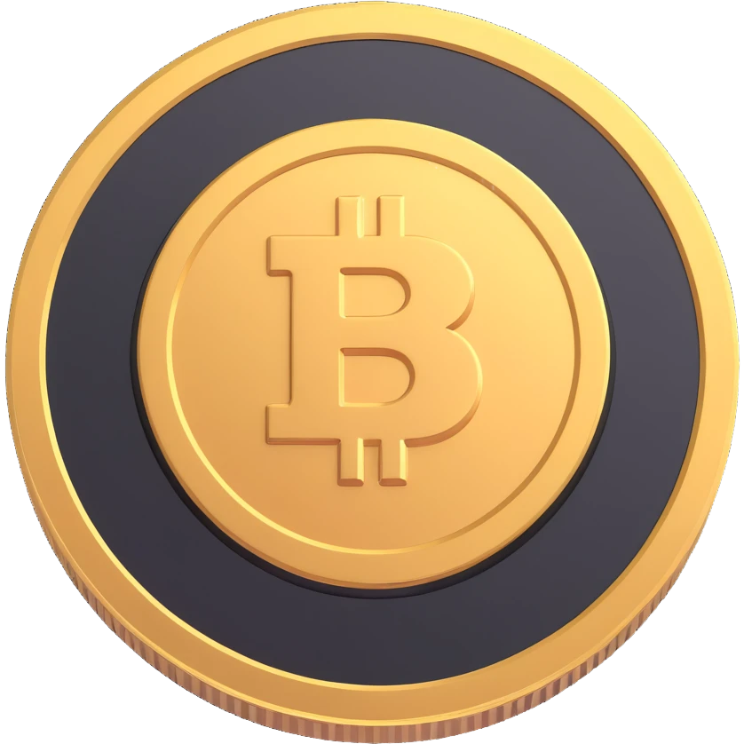 USDC coin, 3D emoji style, shiny and modern emoji