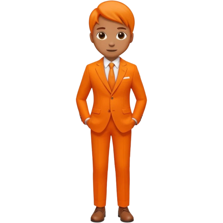 orange suit emoji