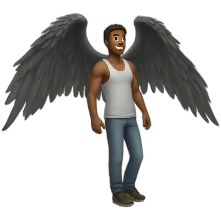 Wing man emoji