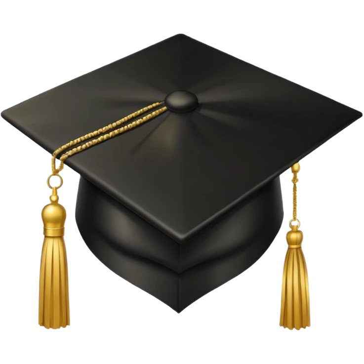 educational project, graduation cap emoji