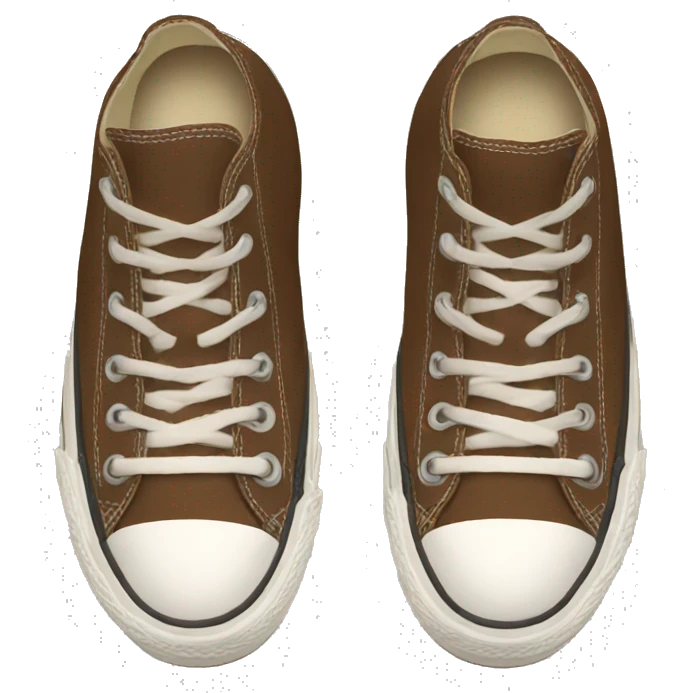 brown converse emoji