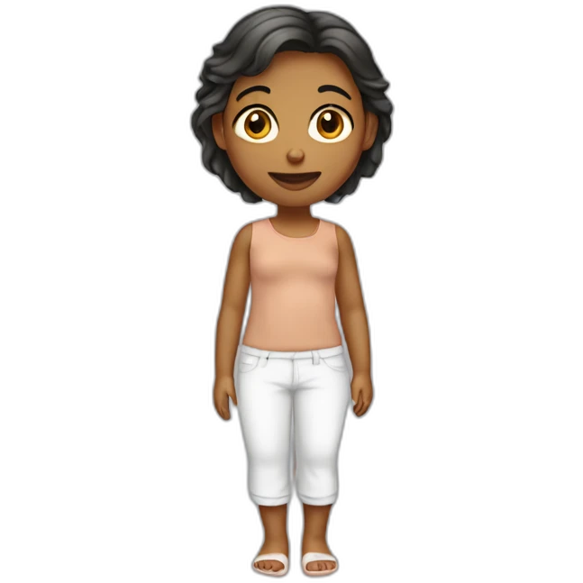 fille pied nu emoji