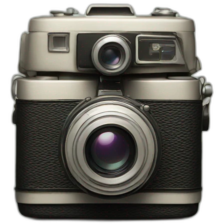 old photocamera emoji