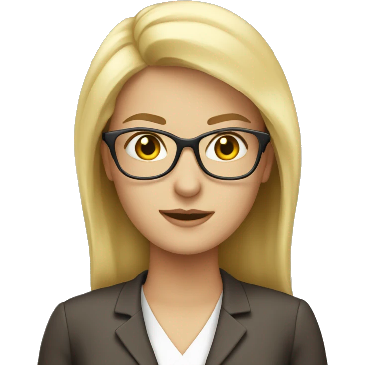 Blonde english teacher emoji