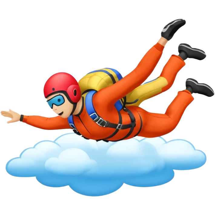 sky diving equipment emoji
