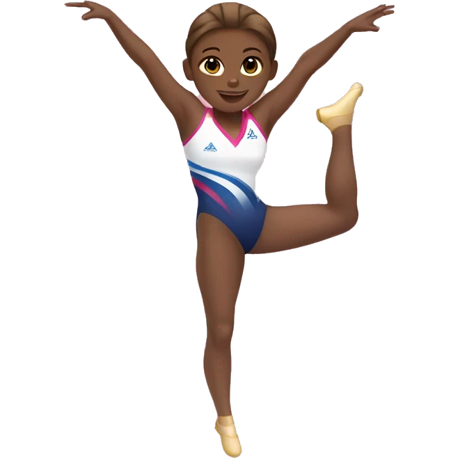 summer olympics girl beam gymnastics emoji