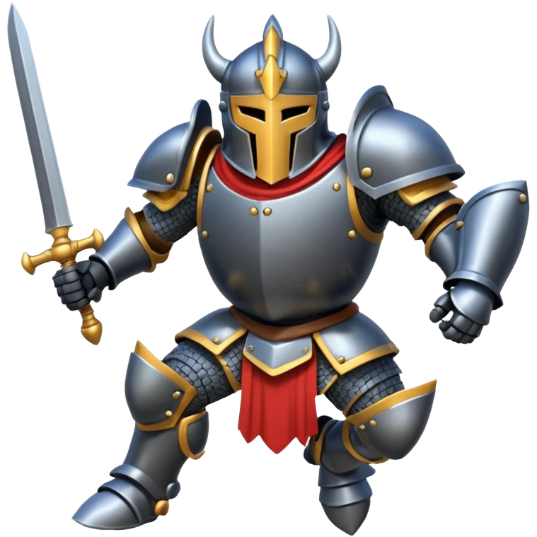 Mega Knight jumping emoji