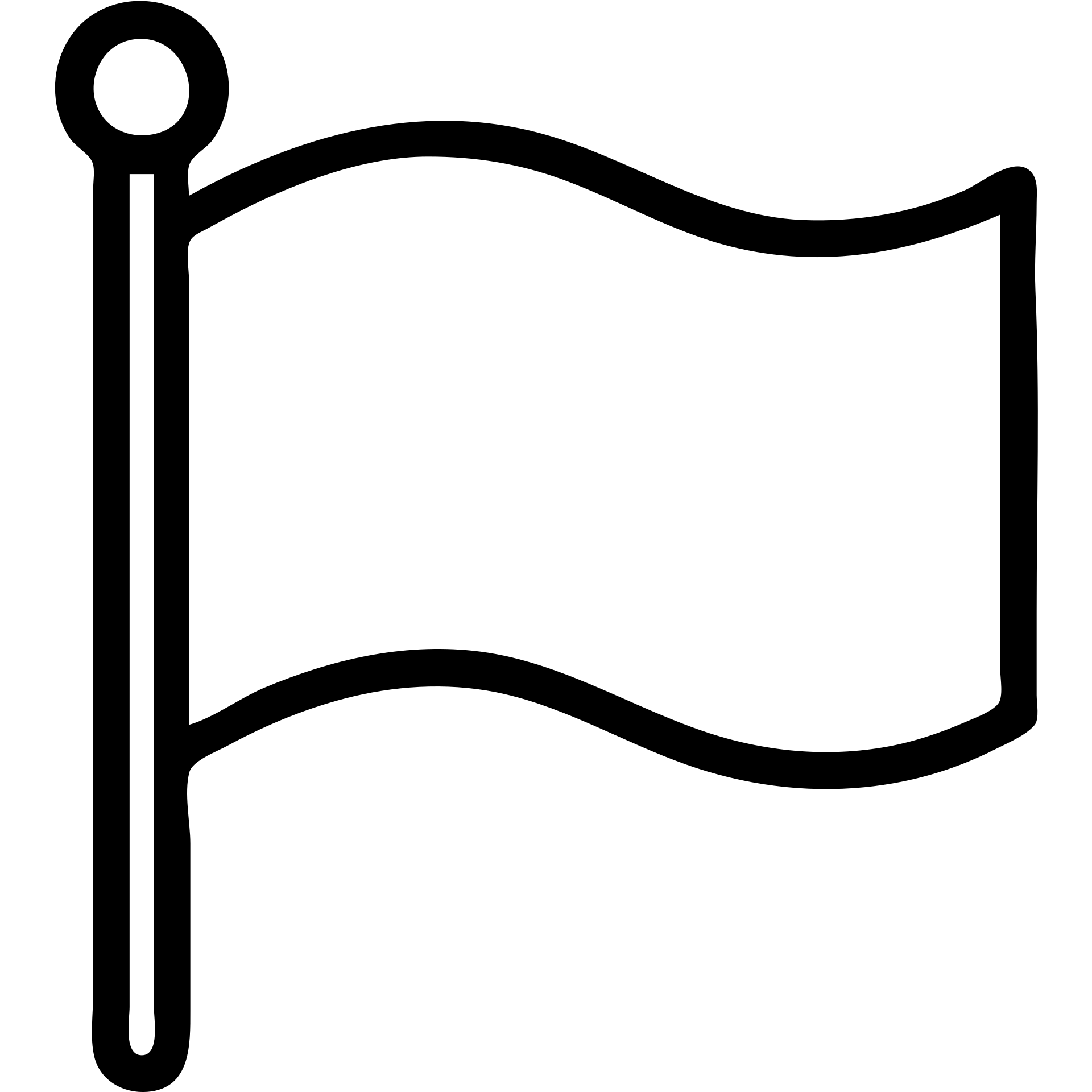 white flag wavy shape minimalistic icon emoji