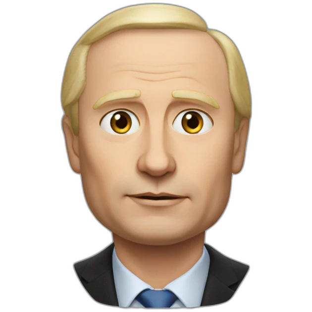 Vladimir Poutine Realistic emoji