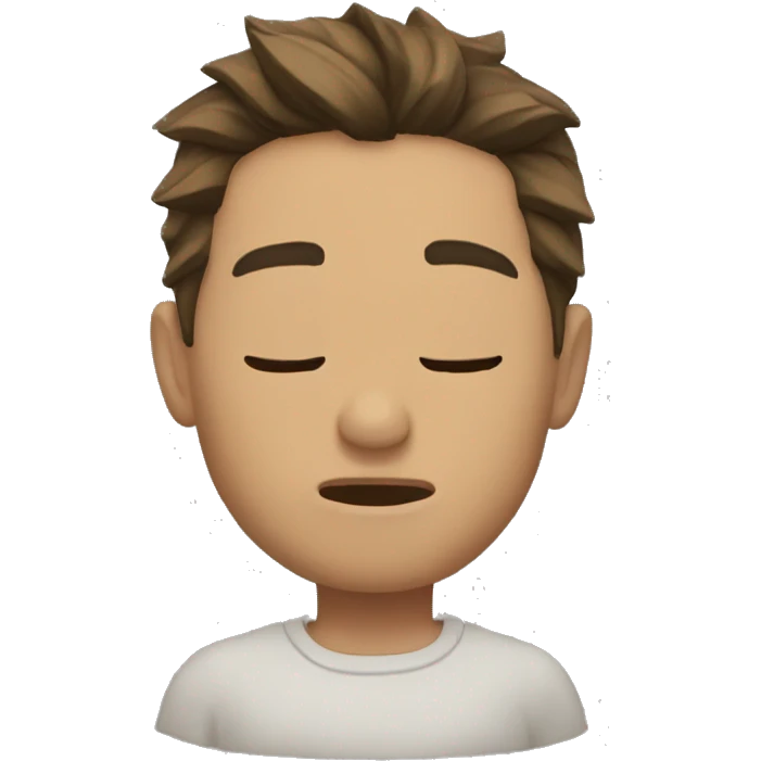 Garen eyes closed emoji