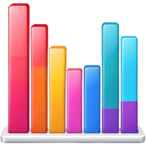 bar chart with rising trend emoji