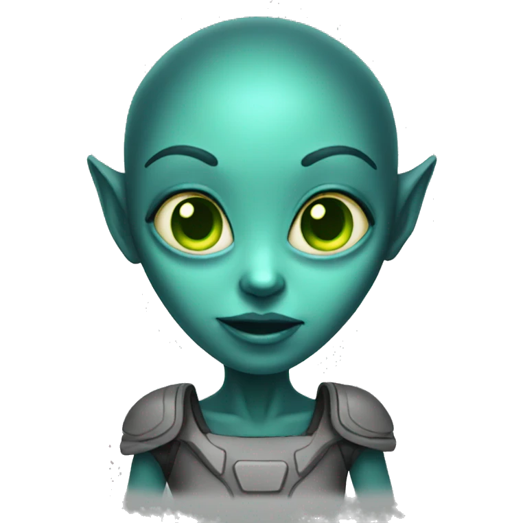 Female alien emoji