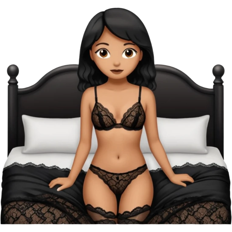 Sexy filming bed emoji