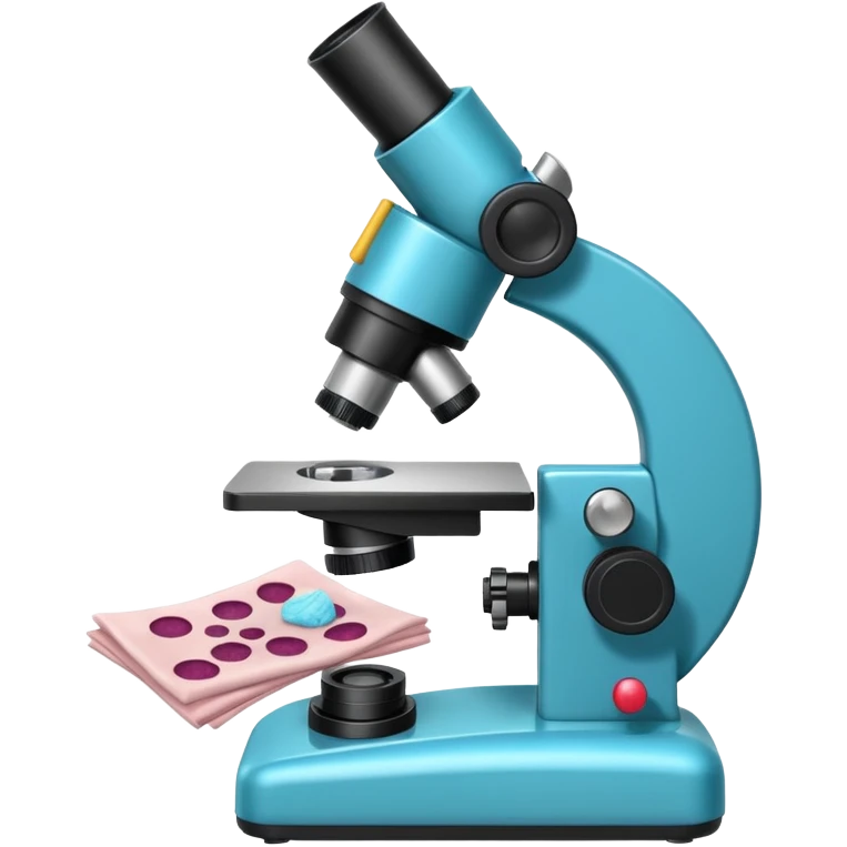 microscope and tissue sample histology emoji