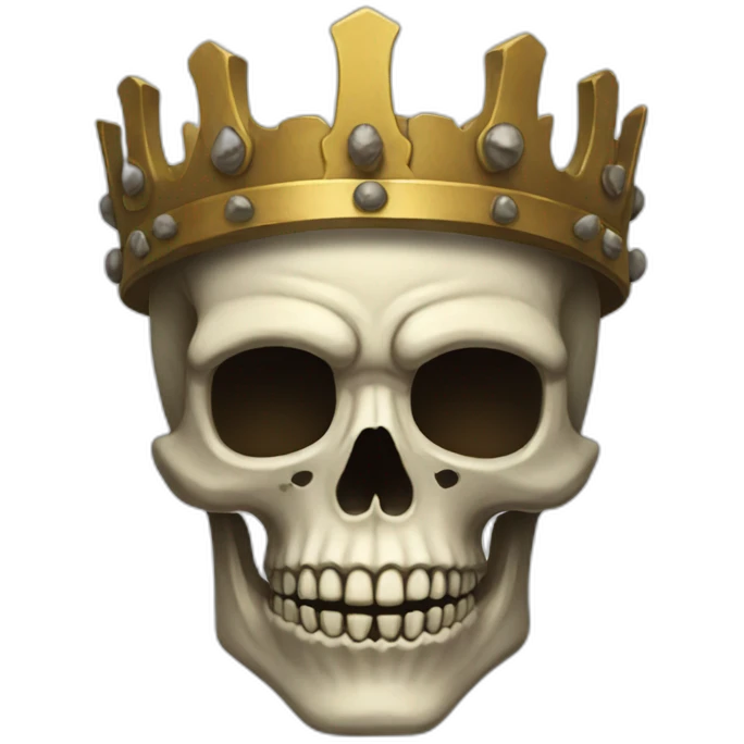 Skull king emoji