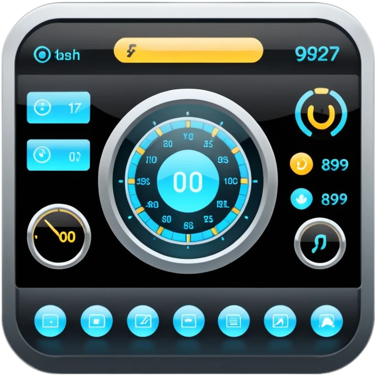 Dashboard data dash panel emoji