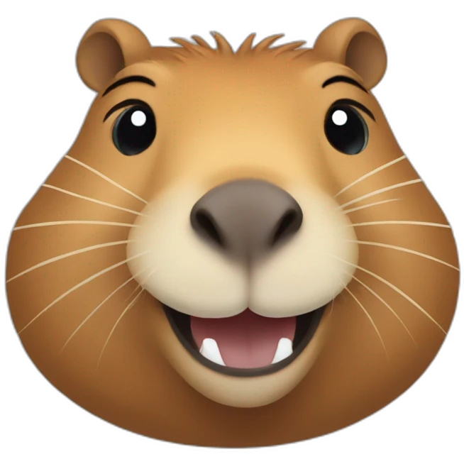 capybara smiling emoji