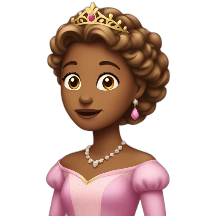 Princess is speaking emoji