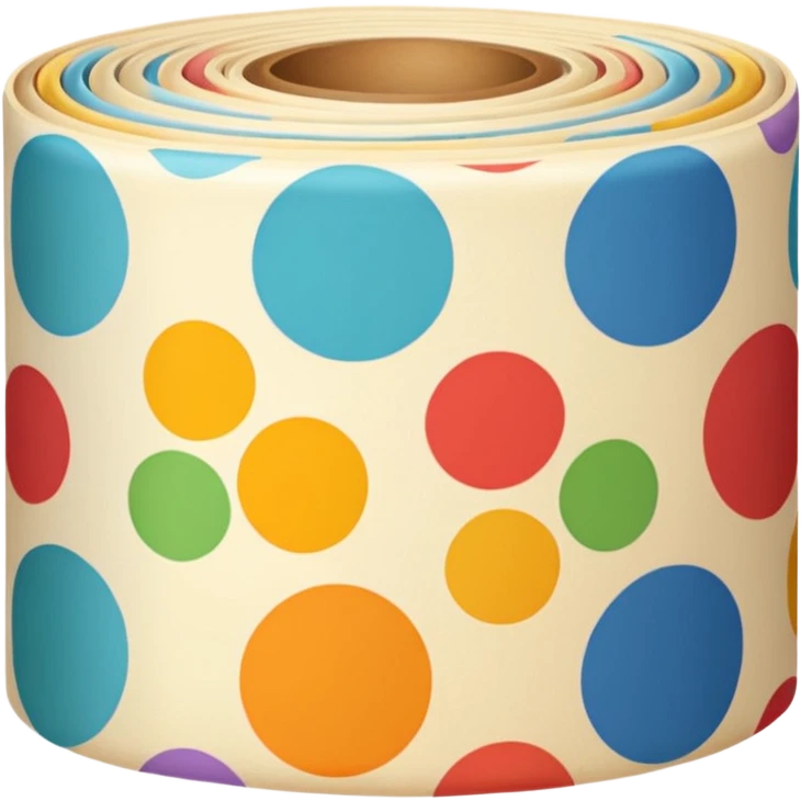 A roll of wallpaper  emoji