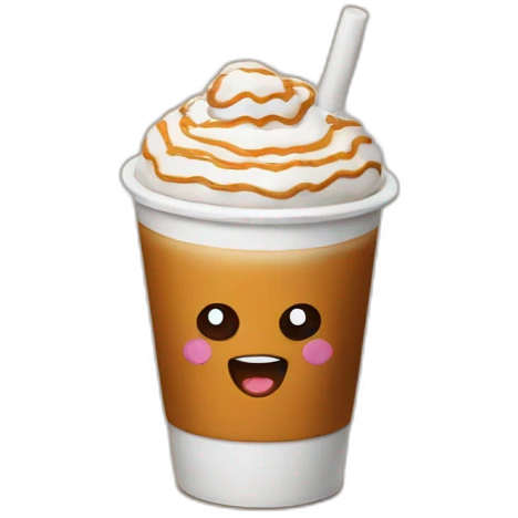 dunkin latte emoji