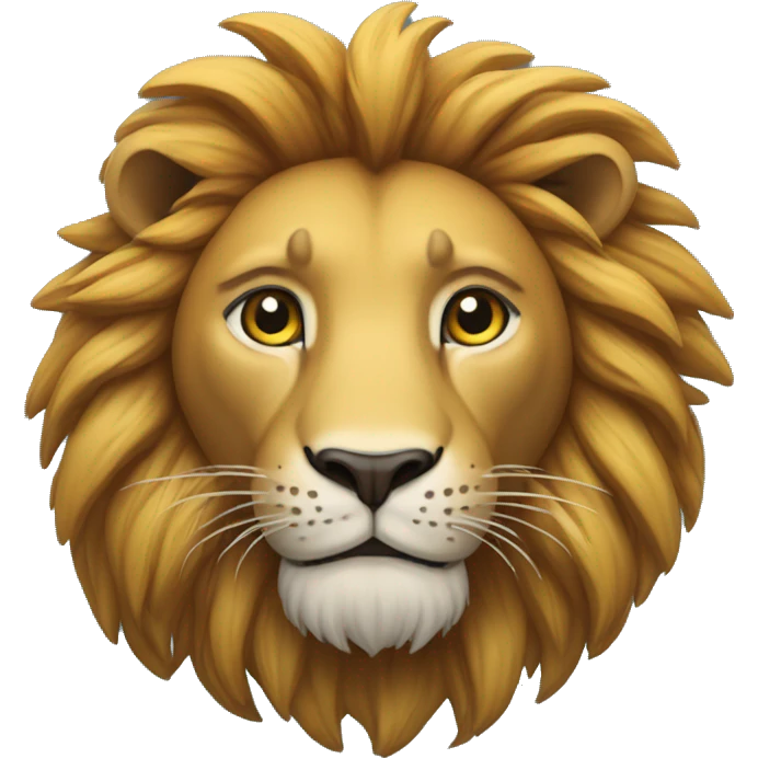 Un lion avec comme pouvoir l’eau emoji