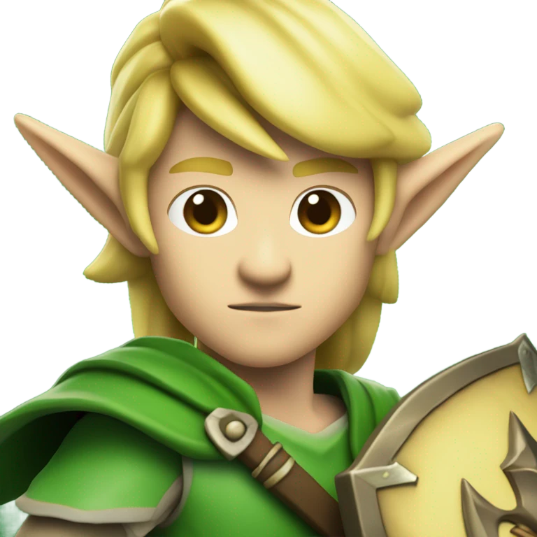 Link video game character  emoji