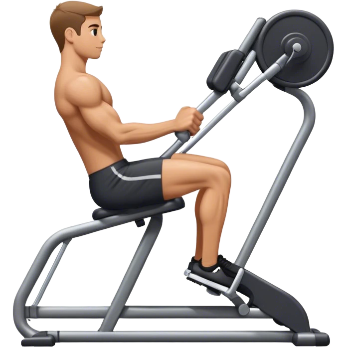 side-view triceps-machine exercise emoji