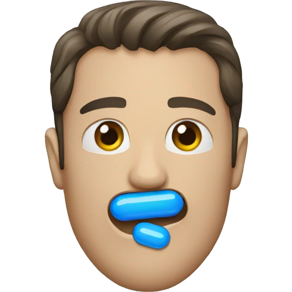 blue pill emoji