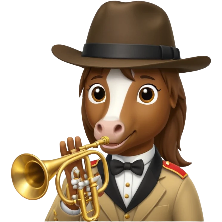 horse Musician emoji